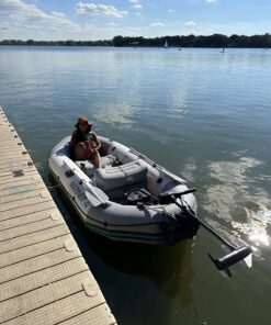 Newport NV-Series Thrust Saltwater Transom Mounted Trolling Electric Trolling Motor w/LED Battery Indicator 36lb Thrust 24 81W16FRnFL 1