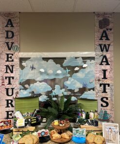 Beistle Realistic Fluffy Cloud Plastic Wall Decor, 24 Ct, White/Blue 1 9 81W17FVATWL