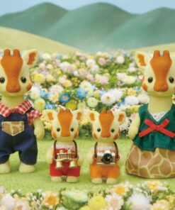 Calico Critters Egbert Highbranch Giraffe Family, Set of 4 Collectible Doll Figures 14 81W3CHQPEQL