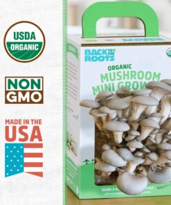 Alternative view of Back to the Roots Organic Mini Mushroom Grow Kit, Harvest Gourmet Oyster Mushrooms In 10 days, Top Gardening Gift, Holiday Gift, & Unique Gift