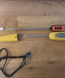 ThermoPro TP01A Digital Meat Thermometer for Cooking Candle Liquid Deep Frying Oil Candy, Kitchen Food Instant Read Thermometer with Super Long Probe, Backlit, Lock Function 1 31 81W3ssB9bYL