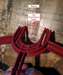 SummitLink Snap On/Off Prop Guards 2X Red 2X White for DJI Phantom 1 2 3 Quick Connect Tool Free Also Fit on Phantom 3 Standard 26 81W52FG9qL