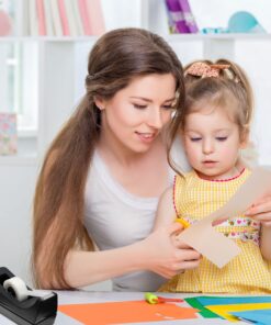 Desktop Tape Dispenser - Non-Skid Base - Weighted Tape Roll Dispenser - Perfect for Office Home School (Tape not Included) 4 Pack 13 81W5AlQl1PL