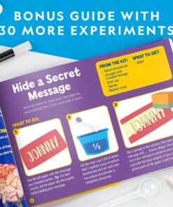 NATIONAL GEOGRAPHIC Science Magic Kit – Science Kit for Kids with 50 Unique Experiments and Magic Tricks, Chemistry Set and STEM Project, A Great Gift for Boys and Girls (Amazon Exclusive) Mega Science Magic 39 81W5PsCjPZL