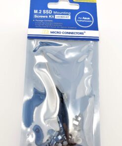 Alternative view of MICRO CONNECTORS M.2 SSD Mounting Screws Kit for Asus Motherboards (L02-M2S-KIT) - Silver Mixed Sizes Screws Kit (Asus)