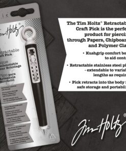 Alternative view of Tonic Studios Tim Holtz 372 Retractable Craft Pick , Red