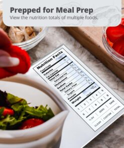 Greater Goods Nutrition Scale, Food Grade Glass, Calorie Counting Scale, Meal Prep Scale, and Weight Loss Scale, Designed in St. Louis, Silver 29 81W7fKKIWmL