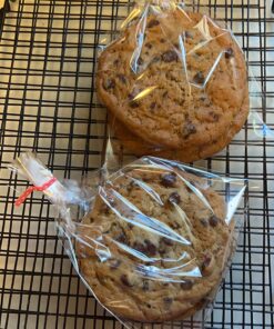 Brandon-super 100 Pcs 8 in x 6 in Clear Flat Cello Cellophane Treat Bags Good for Bakery,Popcorn,Cookies, Candies,Dessert, Birthday 1.4mil.Give Metallic Twist Ties! 6x8 Inch (Pack of 100) 33 81W7jpcsmbL