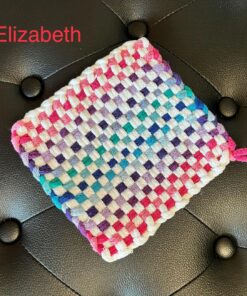 Friendly Loom 7" Potholder Kit Green Metal Loom and Bright Rainbow Color Cotton Loops, Makes 2 Potholders, MADE IN THE USA by Harrisville Designs. Multicolor 38 81W8LzLVfiL