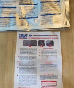 Cooler Shock Ice Packs for Cooler, Strong, Reusable, Premium Ice Pack and Lunch Cooler Set for Long Term Use, Cools Faster Than Ice, 3 Pack 37 81W9igWWeEL