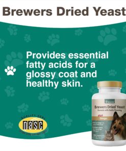 NaturVet – Brewer’s Dried Yeast Formula with Garlic Flavoring – Plus Omegas | Rich in Omega-3, 6 & 9 Fatty Acids | Fortified with B1, B2, Niacin & Vitamin C | for Dogs & Cats | 1000 Chewable Tablets 14 81W9rLdAuwL