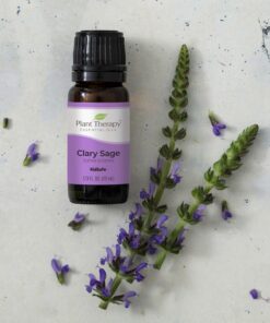 Plant Therapy Clary Sage Essential Oil 100% Pure, Undiluted, Natural Aromatherapy, Therapeutic Grade 10 mL (1/3 oz) 0.33 Fl Oz (Pack of 1) 20 81WAeabBzdL