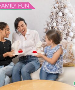 Luna Bean Huge Oversize XL Family Hand Casting Kit – Family Size Hand Molding Kit – Casts 6 Hands Comfortably Adults & Kids, Gifts for Family with Kids - Thanksgiving Gifts Family XL 37 81WAyS3myxL