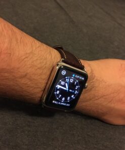 Hadley-Roma MS-906 Men's Genuine Leather Watch Band Brown 22mm 19 81WB7fL9ZL