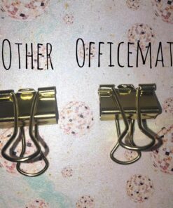 Officemate OIC Officemate Assorted Size Binder Clips (OIC31022) Gold 34 81WCQO 6BXL