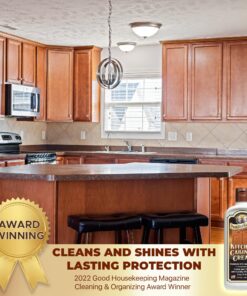 PARKER & BAILEY KITCHEN CABINET CREAM - Multisurface Wood Cleaner And Polish Furniture Quick Shine Restorer Protector Surface, House Cleaning Supplies Home Improvement 8oz 8 Fl Oz (Pack of 1) 20 81WCZDuML