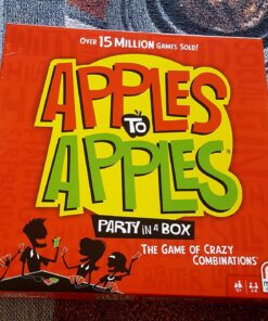 Mattel Games Apples to Apples Party in a Box Family Game with over 500 Cards 30 81WCxT79S2L