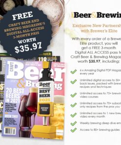 Brewer's Elite Hydrometer - for Home Brew Beer, Wine, Mead and Kombucha - Deluxe Triple Scale Set, Hardcase and Cloth - Specific Gravity ABV Tester Hydrometer Set 27 81WCzzwolLL 1