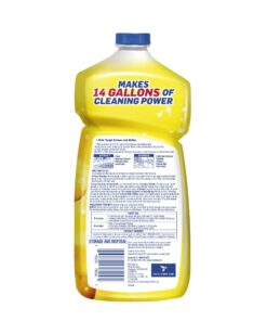 Lysol Multi-Surface Cleaner, Sanitizing and Disinfecting Pour, to Clean and Deodorize, Sparkling Lemon and Sunflower Essence, 40 Fl Oz 40 Fl Oz (Pack of 1) 18 81WDV2qZt7L
