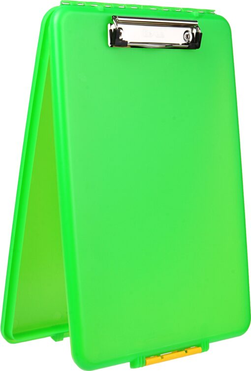 Dexas Slimcase Storage Clipboard, Lime Green 13.5" x 9.5"