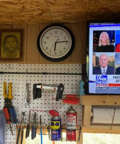 La Crosse Technology WT-3102B 10-Inch WWVB Self-set Analog Wall Clock and automatic DST reset,Black/silver Black 31 81WEt3F89L