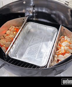 Alternative view of Weber 6416 Large Aluminum Drip Pans, 10-Pack,Silver Foil pans, Large, 10 pcs Single