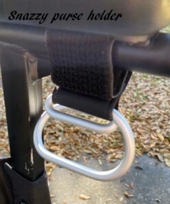 Think King Jumbo Swirly Hook for Strollers/Walkers, Brushed Aluminum/Black 27 81WF7ho2MnL