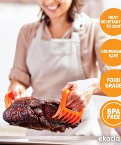 Jolly Green Products Ekoclaws Meat Claws, Professional Meat Shredder Claws for Shredding Meat, BBQ Accessories to Shred, Bear Claws for Shredding Meat, Pull, Lift & Carve Food 19 81WFG02DzS 1