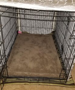 MidWest Homes for Pets Deluxe Micro Terry Pet Bed, Dog Bed & Crate Mat, Taupe, 42-Inch 40.0"L x 27.0"W x 1.2"Th 16 81WFeHCcFPL
