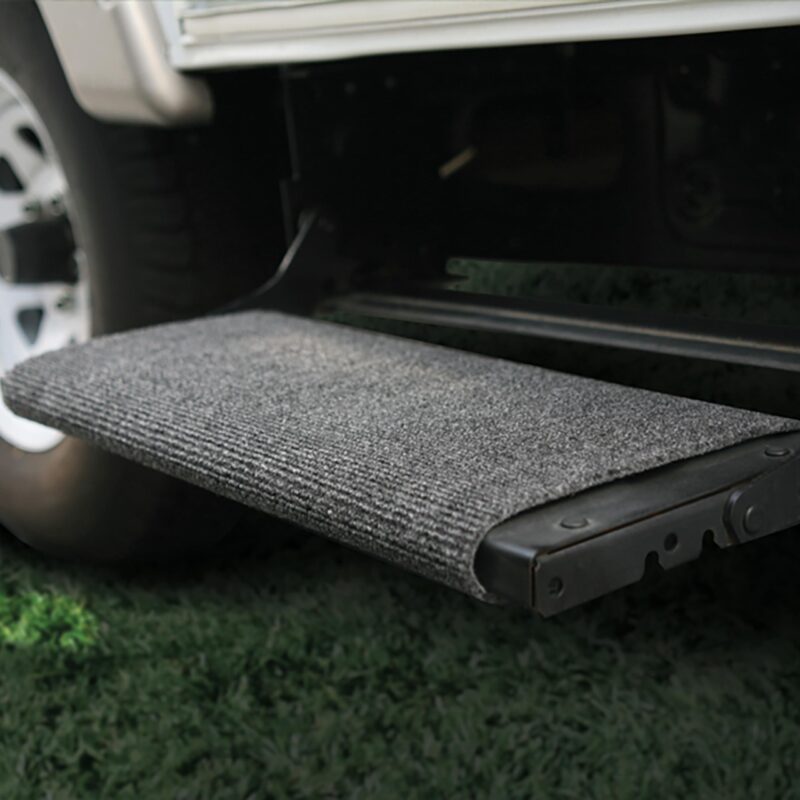 Camco 42925-A Gray 18 Inch 42925 18" Rv Step Rug-Grey
