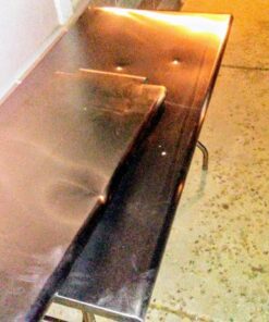 Royal Gourmet Commercial Stainless Steel Double-Shelf Folding Work Table, 48" L x 24" W 35 81WI1XlerOL