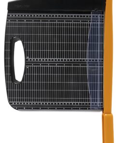 Fiskars Recycled Bypass Paper Trimmer - 12" Cut Length - Guillotine Paper Cutter with Self-Sharpening Blade - Black Guillotine 12" Cutter 18 81WIgXSm4cL