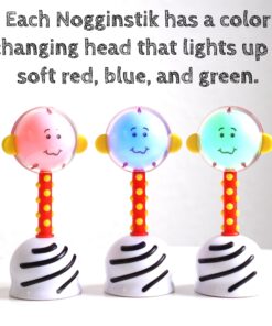 Alternative view of SmartNoggin NogginStik Developmental Light-Up Rattle for Infants up to 12 months