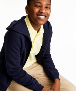 French Toast Boys' Long-Sleeve Pique Polo Shirt 14 Yellow 17 81WKTZlVhRL 2