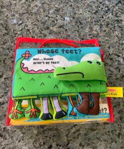 Melissa & Doug Soft Activity Baby Book - Whose Feet?, 2000+ toys - 1 EA, Multi color 31 81WKaHljKPL 2