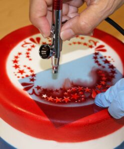 U.S. Cake Supply - Complete Cake Decorating Airbrush Kit with a Full Selection of 12 Vivid Airbrush Food Colors - Decorate Cakes, Cupcakes, Cookies & Desserts 14 Piece Set 34 81WKcKvGcfL