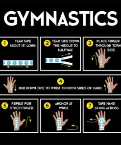 Goat Tape Scary Sticky Premium Athletic Tape | Weightlifting Tape | Thumb Tape for Hook Grip – Sticks with You Through The Toughest Fitness Workouts and Lifts Black & Yellow | Single Pack Pack of 1 22 81WL c9b1ML 2