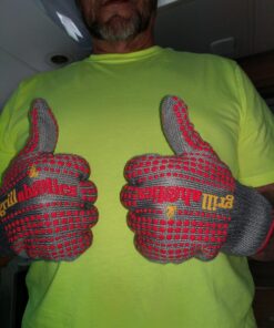 Grillaholics Barbecue Gloves, Top Cooking Gloves in Barbeque Grilling Accessories, 660°F Heat Resistant with ThermoMatrix™ Silicone, Protect Your Hands with BBQ Oven Mitts 23 81WLGCrnSVL