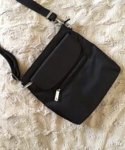 Travelon Anti-Theft Classic Mini Shoulder Bag, Black, One Size, 8.5 x 8.5 x 2 87 81WM60 TIfL