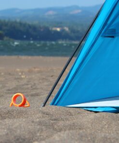 Orange Screw: The Ultimate Ground Anchor | Large 2 Pack Tent Stakes | Made in USA Orange 27 81WMIrX6x8L