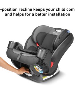 Graco TriRide 3 in 1 Car Seat | 3 Modes of Use from Rear Facing to Highback Booster Car Seat, Clybourne 23 81WMIxhVjNL