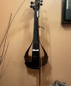 String Swing CC01V-BW Hardwood Home & Studio Wall Mount Violin Hanger - Black Walnut 26 81WOukPvDUL