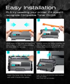 iNKPAD TN450 (4 Black) High Yield Compatible Toner Cartridge Replacement for Brother TN420 TN-450 Work with HL-2280DW HL-2270DW HL-2230 MFC-7360N MFC-7860DW DCP-7065DN Intellifax 2840 2940 (4 Pack) BTN450-4B 12 81WPjvkMuzL
