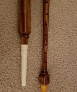 Alternative view of AAR Rosewood Practice Chanter with 2 Free Reeds
