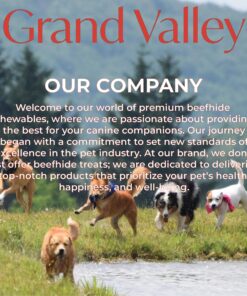 Grand Valley Pet Products 8-9" Natural Flavor Dog Rawhide Chewsomes Knotted Bones (5 Pack) - Rawhide Bones for Large Dogs - 100% USA-Sourced Rawhide - Single Ingredient - Dental Dog Chew Rawhides Natural - 5 Pieces 28 81WRYGk2L