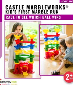 Discovery Toys Castle MARBLEWORKS® Marble Run | Kid-Powered Learning | STEM Educational Building Block Toy Learning & Childhood Development 2 Years Old and Up 10 81WSLSMWmRL