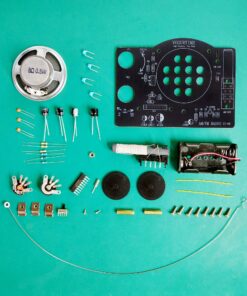 Alternative view of AM FM Radio Kit Soldering Project Kit for Learning Practicing Teaching Electronics, Great STEM Project and Gift, New Version Black-black