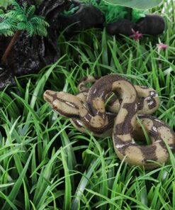 LUOEM Halloween Realistic Prank Snake, Realistic Fake Snakes, Halloween Prank Props, Python Scary Snake Toy, Rubber Snake Figure 14 81WTW4rzrhL