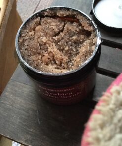 Arabica Coffee Body Scrub Exfoliator - Loaded with Caffeine for Cellulite and Stretch Marks | Exfoliating Skin on Face, Hand, Foot, Butt - Coffee Scrub for Women by Pure Body Naturals, 12 Ounce 66 81WTb6fOVXL