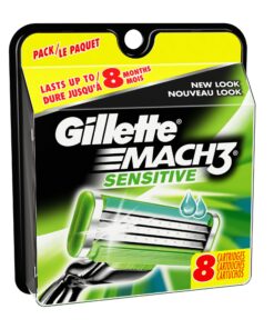 Gillette Mach3 Power Men's Razor Blade Refills, Sensitive, 8 Count (packaging may vary) 14 81WU4rB7khL
